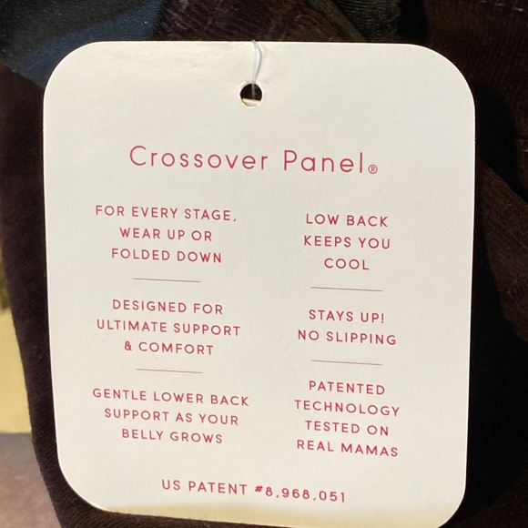 New Isabel skinny maternity crossover panel. Size 12/31R. Color burgundy - Picture 14 of 16